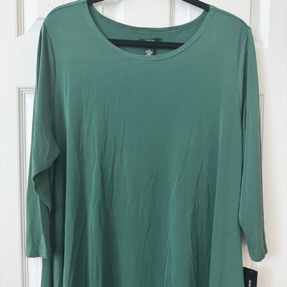 Alfani - Tunic Top green.  Size XL.